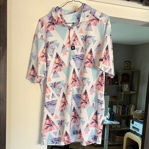 Bad Birdie Pastel Triangle Polo